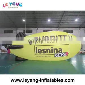 Advertising and Attractive Inflatable Blimp Model With Printing With Led Light, Airship thumbnail-2