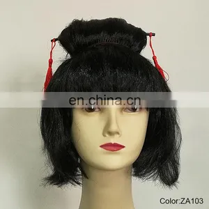 Japanese Geisha Bobo Party Wigs P-W219 thumbnail-1