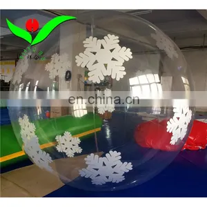 Outdoor Christmas Inflatable Snow Globe Snow Ball Advertising on Frame thumbnail-2