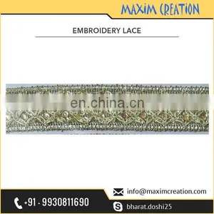 Adorable Pattern Pista Green Colour Bead Work Embroidery Jari Lace Available for Sale thumbnail-1