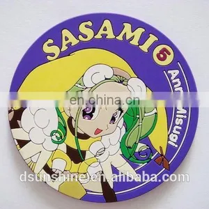 Soft PVC Fashion Cup Mat / Pvc Coaster thumbnail-2