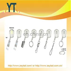 Retractable Transparent Badge Reel thumbnail-1