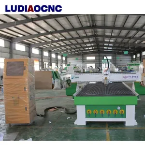 Wood WPC Board Decoration CNC Carving Router Machine 1200*1200mm thumbnail-2