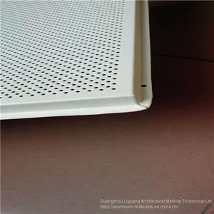 Lay-in Aluminum Ceilings Perforated for Meeting Room Metro Station and so on thumbnail-2