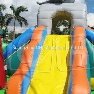 CH Funny Inflatable Bouncer Combo Commercial Inflatable Playground With Slide thumbnail-2