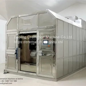 Cremation Machine Human Crematory Burner Equipment Furnace on Wheels Cremation Machine no Smoke USA Standard thumbnail-4