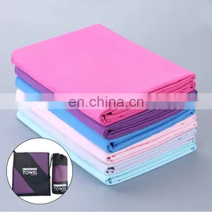 Wholesale Fitness Microfiber Beach Towel Sports Towel Embroidered Custom Logo Gym Towel thumbnail-1