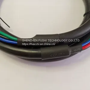Mini RG59 Cable 4 BNC Male to 4 BNC Male Professional Audio Video Cable for CCTV System thumbnail-3