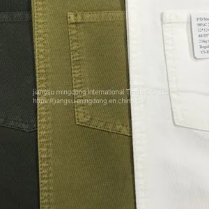 98#Cotton 2%Spandex Cavalry Twill Fabric thumbnail-3