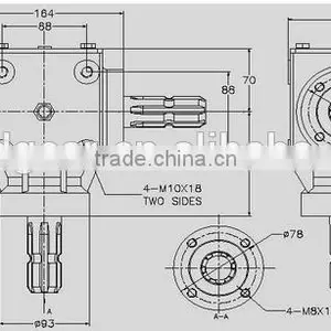90 Degree High Quality Mower Gearbox thumbnail-2