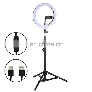 Dimmable 14 Inches Phone Holder Color Box 42W 5500K Camera Studio LED Ring Light With 2M Stand thumbnail-4