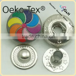 Oeko 100 Test Pass Metal Spring Snap Button thumbnail-1