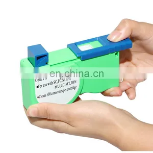 Fiber Optic Cleaning Tool Optical Fiber Connector Cleaner Box for SC FC MU LC ST D4 DIN thumbnail-1