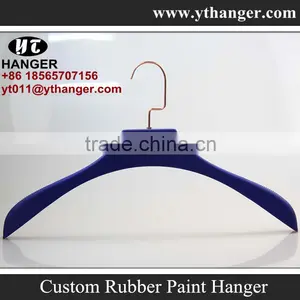 IMY-457 Blue Rubber Man Plastic Hangers for Jacket thumbnail-2