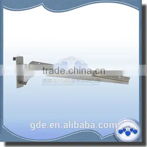 Chrome Bracket for Holding Wooden Shelves thumbnail-1