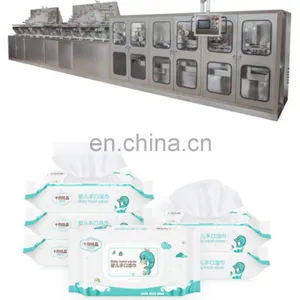 Full Auto High Speed Wet Tissue Folding Wet Wipes Making Machine Baby Wet Wipes Making Machine Wet Tissue Manufacturing Machine thumbnail-1