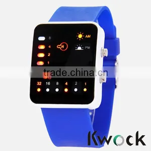 New Digital Red LED Sport Binary Wristwatch thumbnail-1
