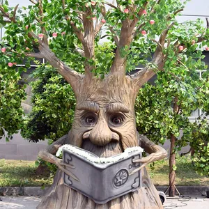 Newest Good Quality Durable Attractive Customizable Life Size Animatronic Talking Tree for Festival thumbnail-2