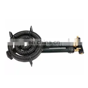 High Quality High Pressure Kitchen Outdoor 3 Ring Cast Iron Gas Burner thumbnail-5