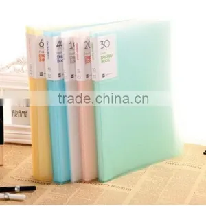 2015 High Quality Refiliable pp Display Pocket File Presentation Clear Book thumbnail-6
