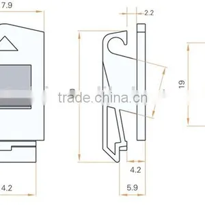 2015 FEILEI LS725-2 High Quality Toolbox Handle ABS Buckle thumbnail-6