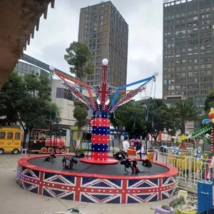 Children Playground Large Outdoor Amusement Equipment Rotating Trampoline Outdoor Kids thumbnail-3