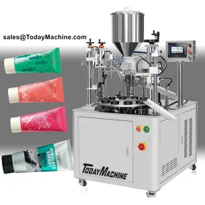 Automatic Cream Cosmetic Lotion Soft Tube Filling and Sealing Machine thumbnail-3