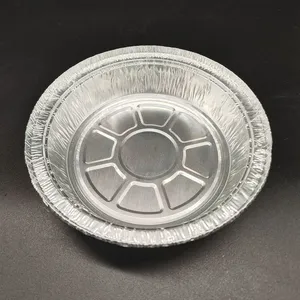 600ml Round Tin Foil Pie Dish Disposable Pizza Platter thumbnail-1