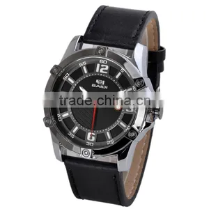 Optional Leather And Stainless Steel Watch Straps Unisex Watch With Great Dial thumbnail-2