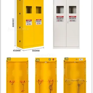 Medical Single Bottle Gas Cylinder Locker-GSC287 With Portable Loading Pedal & 85dB High-decibel Alarm for Clinical Diagnostic Center thumbnail-4