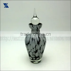 Cased Art Glass Bud Vase Perfume Bottle Scent Bottle Reed Diffuser Hand Made thumbnail-1