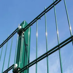 2D Double Wire Mesh Fence High Security Panel for Perimeter Protection thumbnail-1