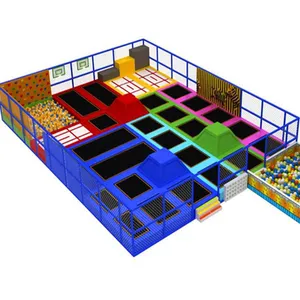 Outdoor Internet-famous Amusement Equipment Project - Large Trampoline, Internet-famous Project, Production of Indoor Non-standard Amusement Equipment thumbnail-1