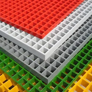 Custom Molded & Pultruded FRP/GRP Fiberglass Grating, Corrosion Resistant for Chemical & Wastewater Plants thumbnail-2