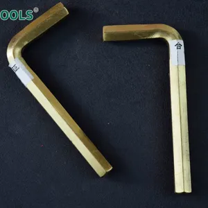 Non-Sparking Hex Key Wrench Set L-Type Beryllium Copper Alloy for Explosive Environments thumbnail-2