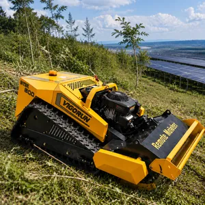 CE EPA Approved All Terrain Rc Grass Cutter Agriculture Cordless Flail Mower Smart Robot Crawler Remote Control Lawn Mower thumbnail-1