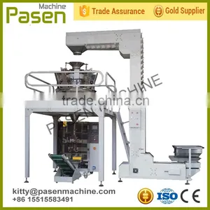 Automatic 10 Heads Weigher Potato Chips Packing Machine | 10 Weighers Chips Packing Machine thumbnail-2