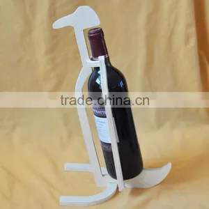 Wooden Animal Shape Wine Rack for 1 Bottles Wholesale, Exclusive Design Tailored Crane Wine Rack thumbnail-1