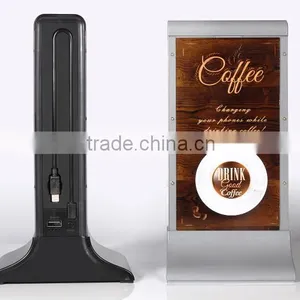 2016 Newest Table Top Charger 41600mAh Mobile Power Bank Suitable for the Restaurant/coffee Shop thumbnail-2
