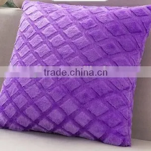 High Quality Plaid Plush Cushion for Car , Seat ,home Decoration thumbnail-4
