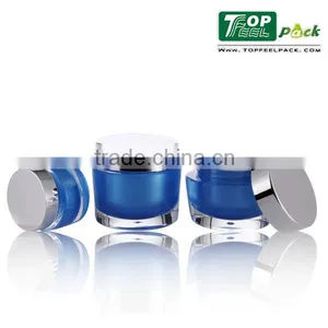 15ml/30ml/50ml Acrlylic Cosmetic Jar for Cream With Plastic or Aluminum Cap thumbnail-1