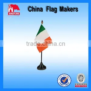 Custom Size 20x30cm Table Size National Flags With Flagpole thumbnail-1