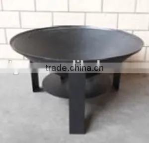 23.5 Inches Cast Iron Home and Garden Fire Pit Fire Place Fire Bowl thumbnail-1