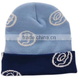 New Fashion Womens Winter Knitting Cap Jacquard Woman Winter Cap thumbnail-5