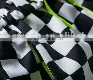 2014 New Trendy Black and White Gingham Top and Trousers for Ladies thumbnail-5