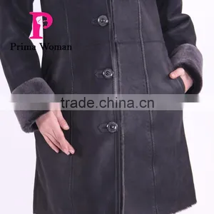2015 New Design Winter Women Coat Long Slim Fit Wool Fur Overcoat thumbnail-6