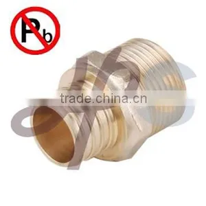 Lead Free Brass Straight Pex Coupling thumbnail-1