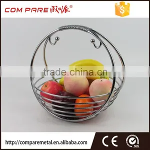 Chrome Wire Fruit Hanging Basket thumbnail-2