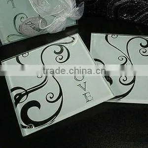 Wedding Favors Glass Coaster thumbnail-1