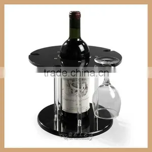 Black Color Acrylic Wine Stand Display Rack thumbnail-3